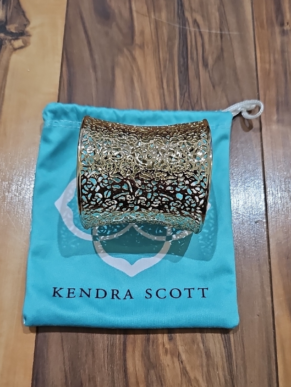 Kendra Scott Gold Filigree Cuff Bracelet